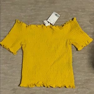H&M small off shoulder crop top